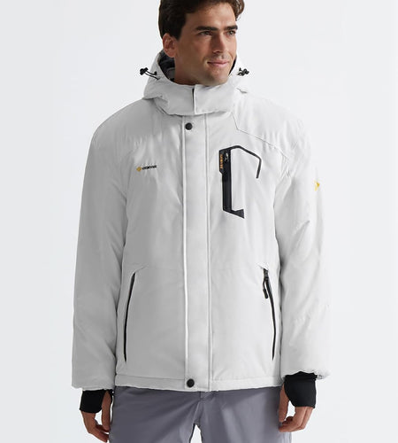 Men'S Mountain Waterproof Ski Snow Jacket Winter Windproof Rain Jacket